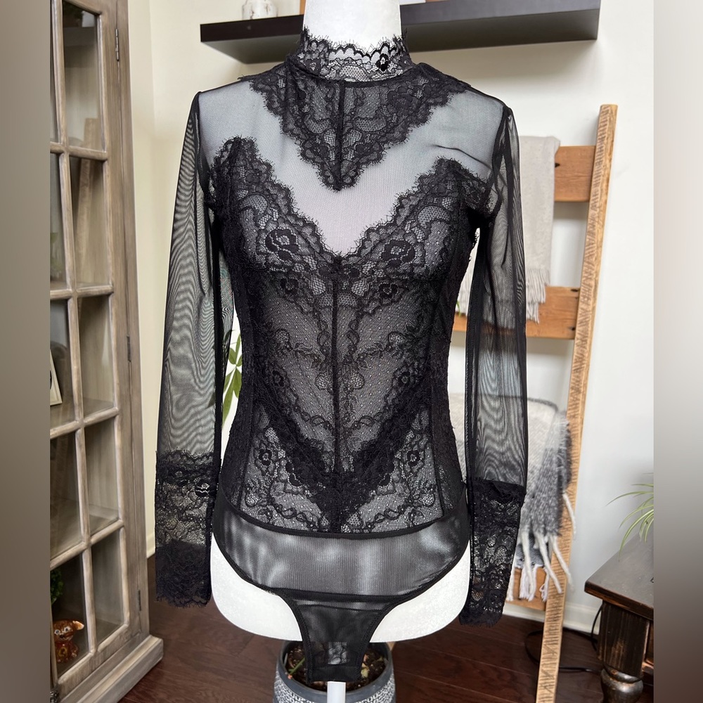 BCBG lace bodysuit